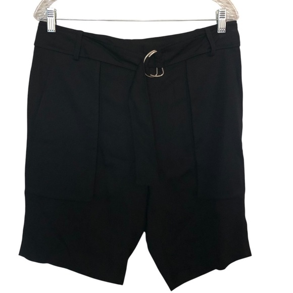 Helmut Lang High Waisted belt pleated shorts - Picture 5 of 5